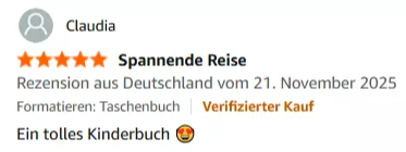 Rezension von Claudia auf Amazon