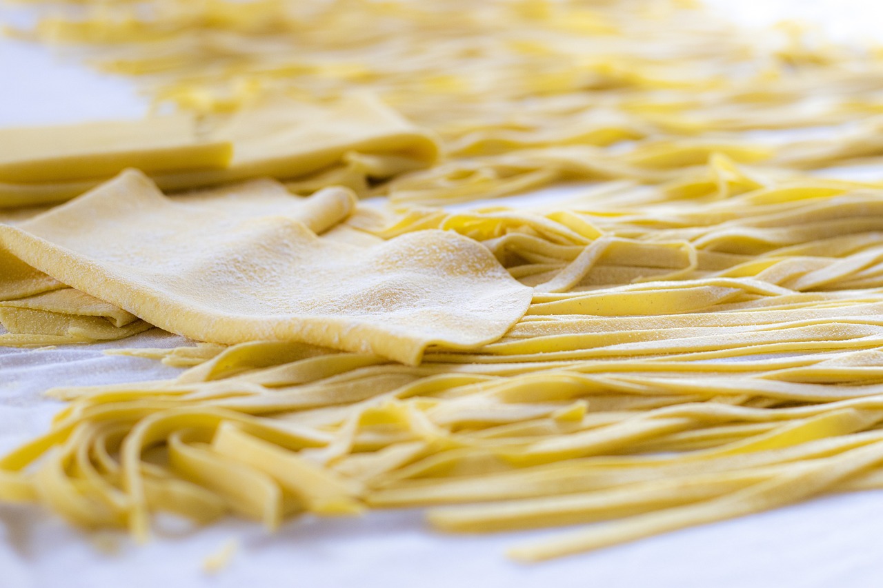 Tagliatelle Bandnudeln selbst herstellen